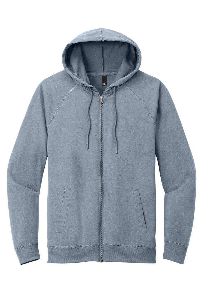 District DT573 Featherweight French Terry Full-Zip Hoodie