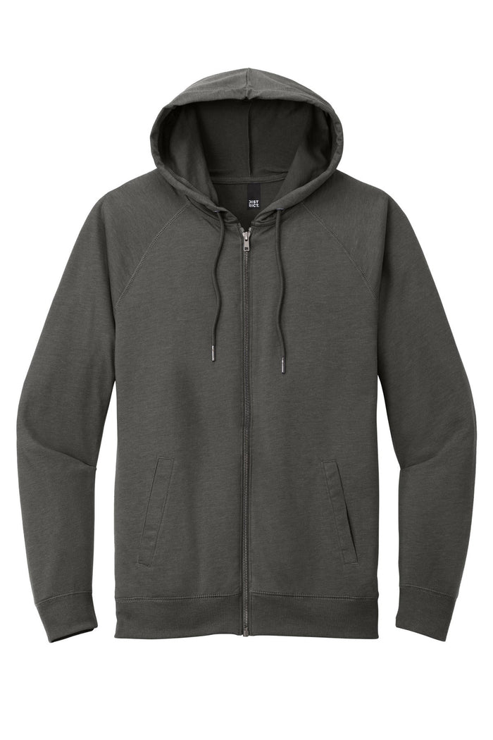 District DT573 Featherweight French Terry Full-Zip Hoodie
