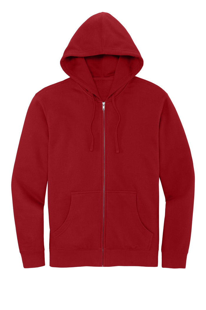 District DT6102 V.I.T.Fleece Full-Zip Hoodie