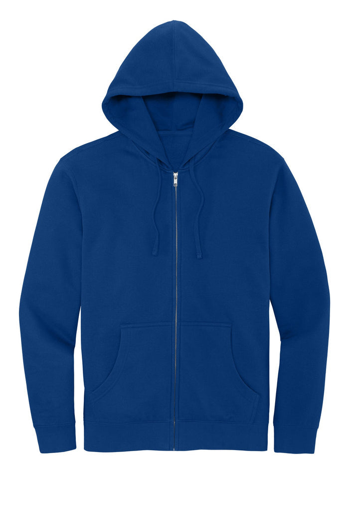 District DT6102 V.I.T.Fleece Full-Zip Hoodie