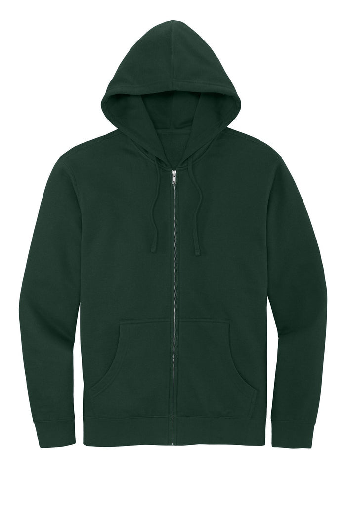 District DT6102 V.I.T.Fleece Full-Zip Hoodie