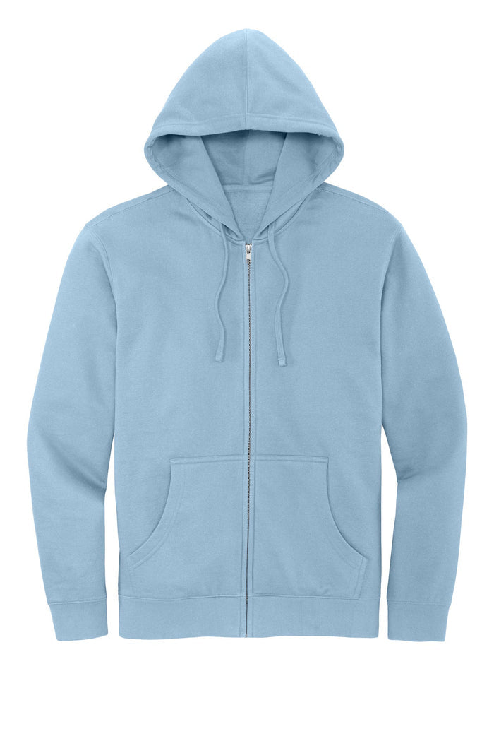 District DT6102 V.I.T.Fleece Full-Zip Hoodie