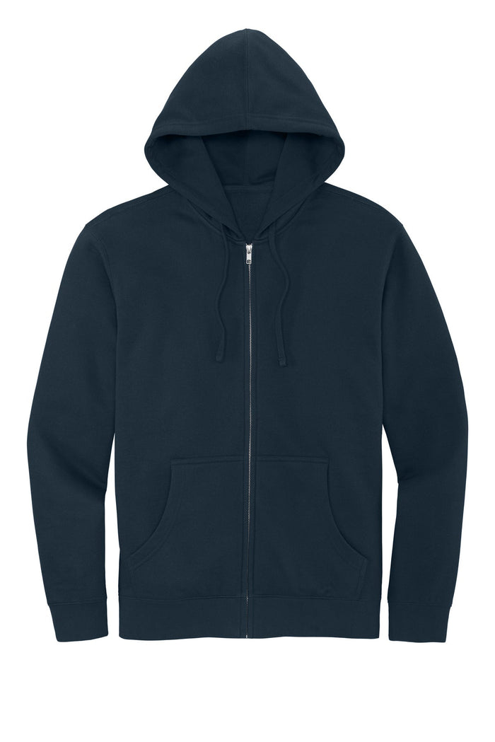 District DT6102 V.I.T.Fleece Full-Zip Hoodie