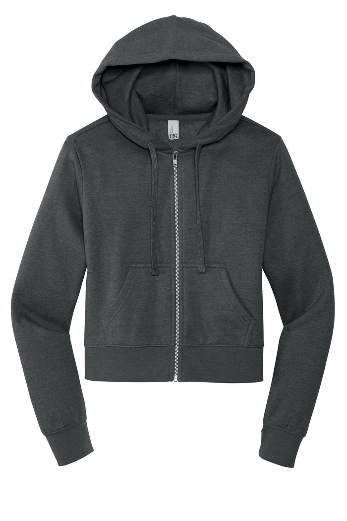 District DT6103 Women's V.I.T. Fleece Full-Zip Hoodie