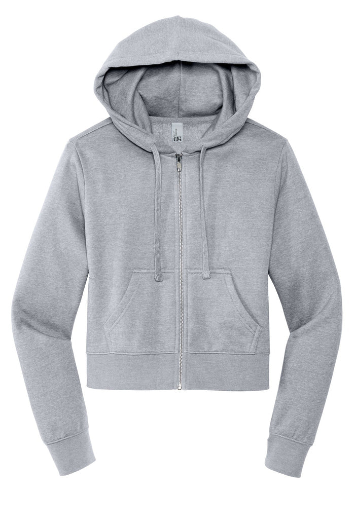 District DT6103 Women's V.I.T. Fleece Full-Zip Hoodie