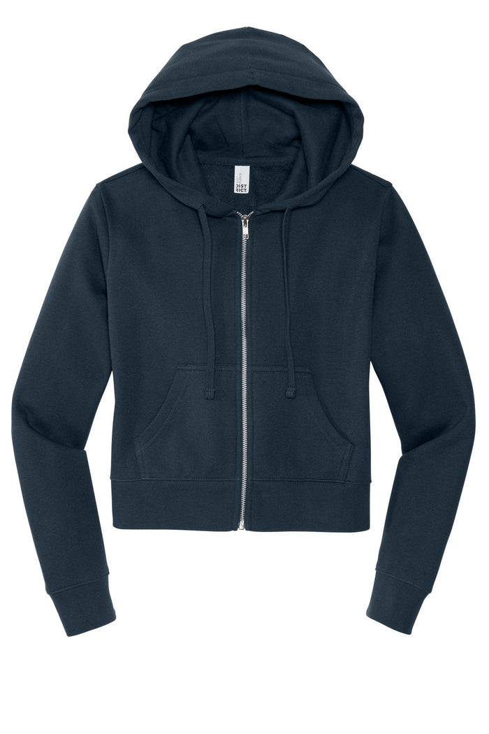 District DT6103 Women's V.I.T. Fleece Full-Zip Hoodie