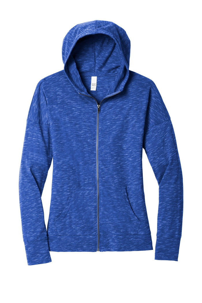 District DT665 Women's Medal Full-Zip Hoodie