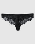 Diva thong in Shania Lace Black
