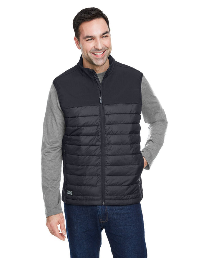 Dri Duck 5318 Men's Summit Puffer Body Softshell Vest - Ninja Transfers