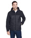 Dri Duck 5324 Men's Pinnacle Puffer Body Softshell Hooded Jacket - Ninja Transfers