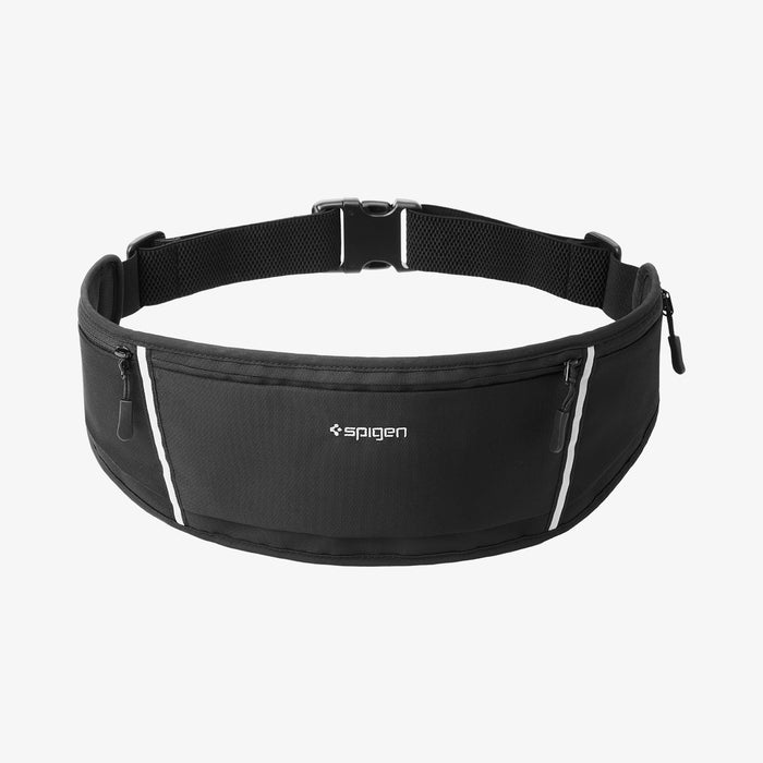 AMP04618 - Dynamic Shield™ Running Waistpack in black showing the front