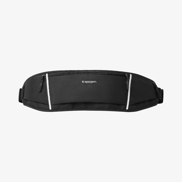 AMP04618 - Dynamic Shield™ Running Waistpack in black showing the front