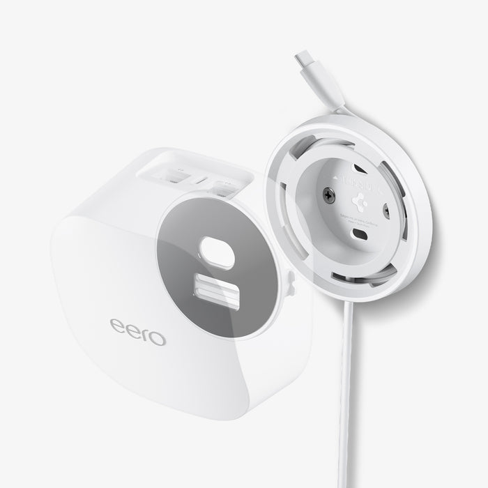 AMP09409 - Eero 6 Mount | ER110 in White showing the inner