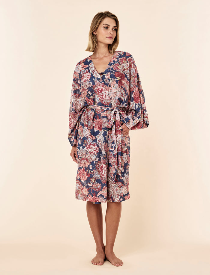 Ella Midi Kimono Robe