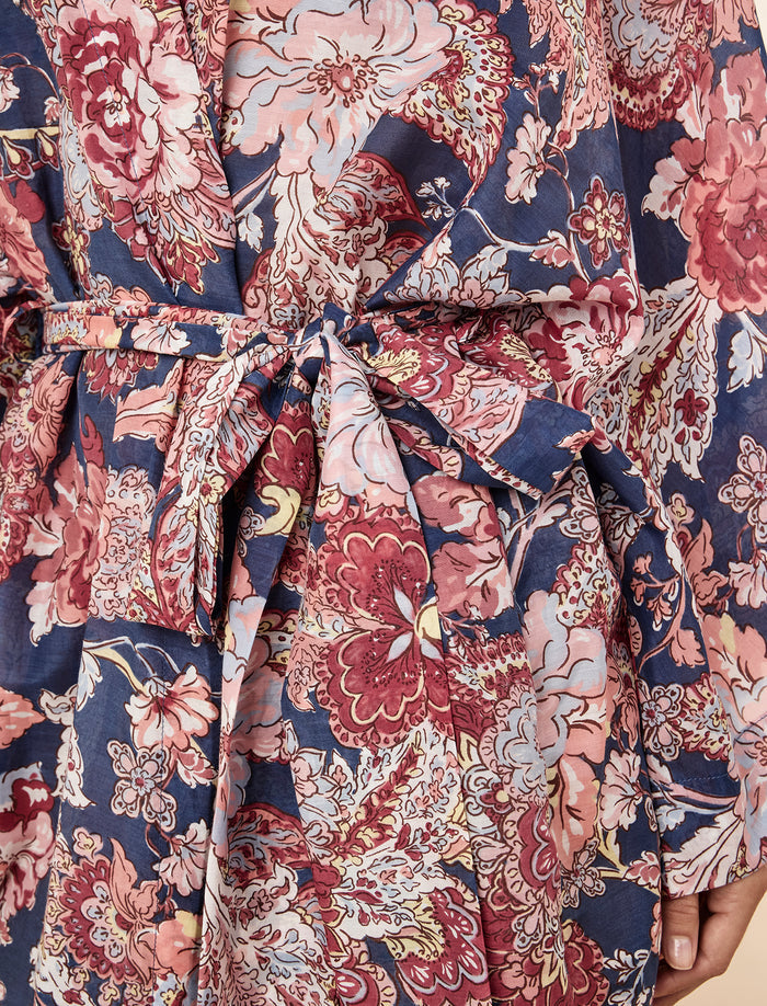 Ella Midi Kimono Robe