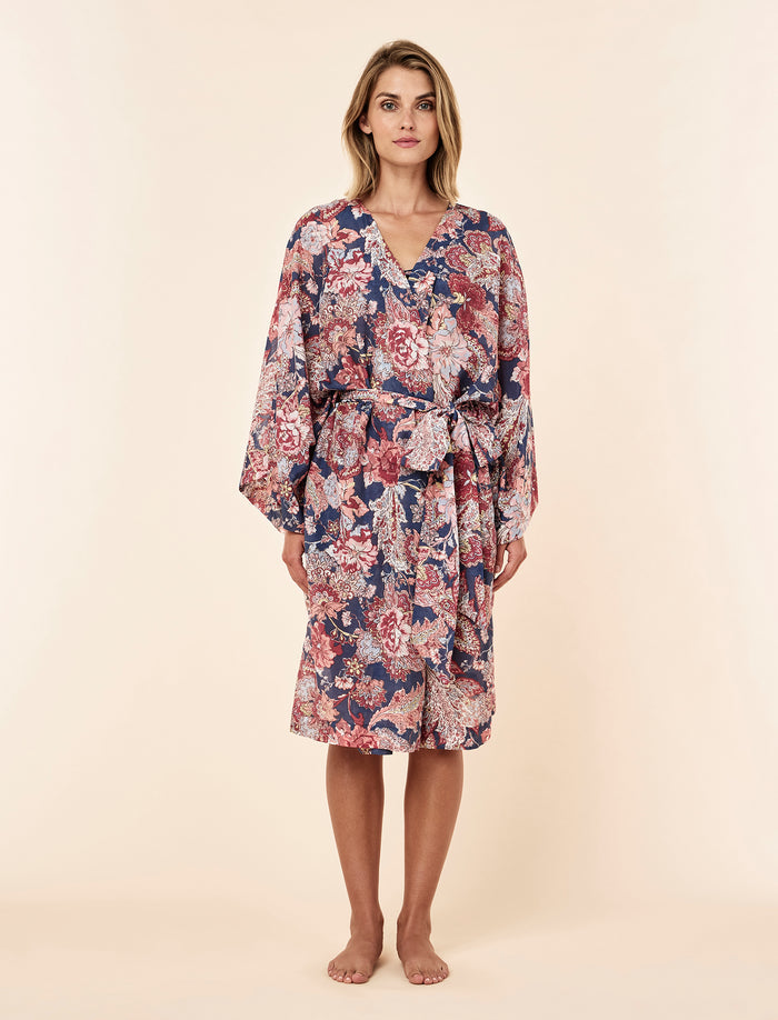 Ella Midi Kimono Robe