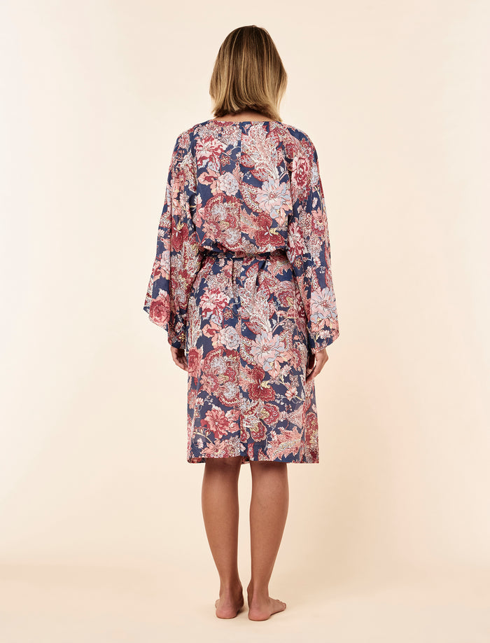 Ella Midi Kimono Robe