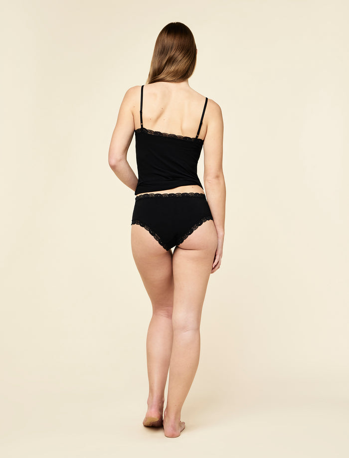 Ellie Lace Trim Midrise Pantie