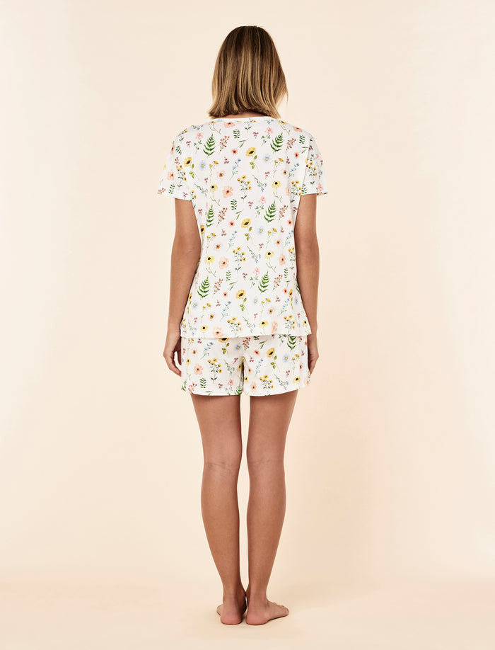Elodie Organic Cotton Knit Boxer PJ Set