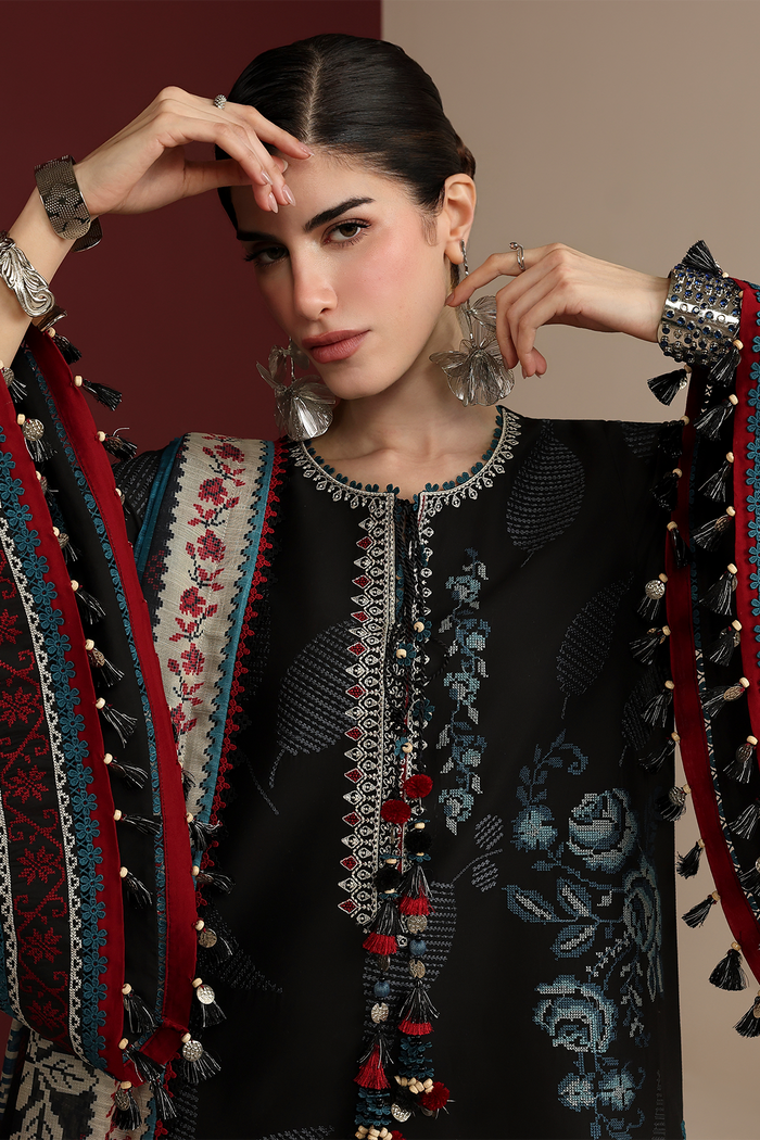 EMBROIDERED LAWN IL26-D05