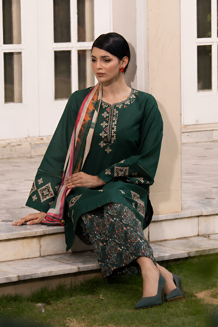 EMBROIDERED LAWN RTW-9377