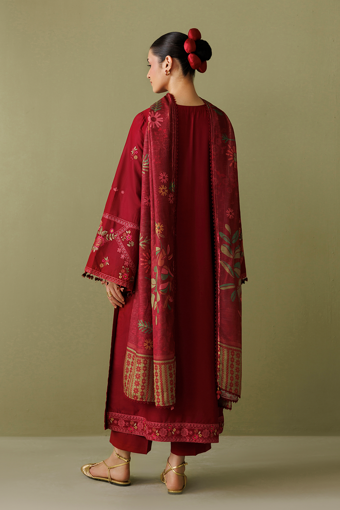 EMBROIDERED LAWN USE-9343