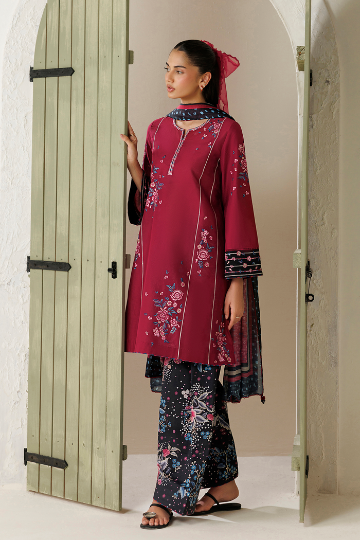 EMBROIDERED LAWN USE-9374