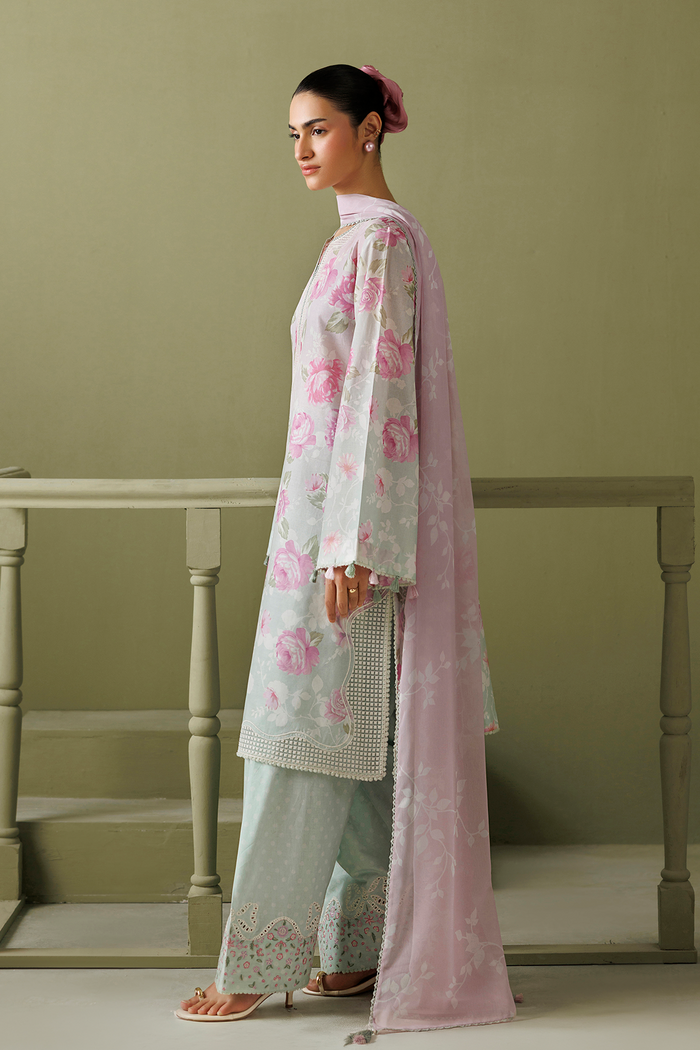 EMBROIDERED LAWN USE-9379