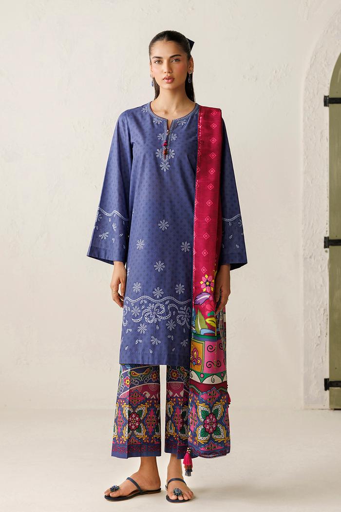 EMBROIDERED LAWN USE-9386