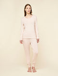 Feather Soft Long Sleeve Top and Jogger Set