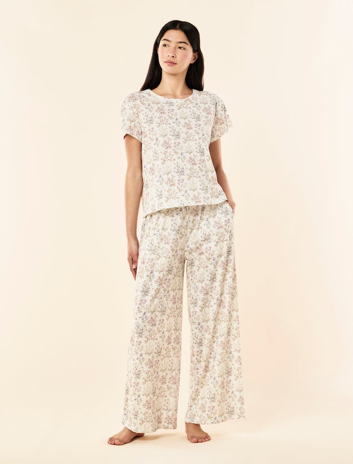 Floral Remedy Knit Boxy Tee