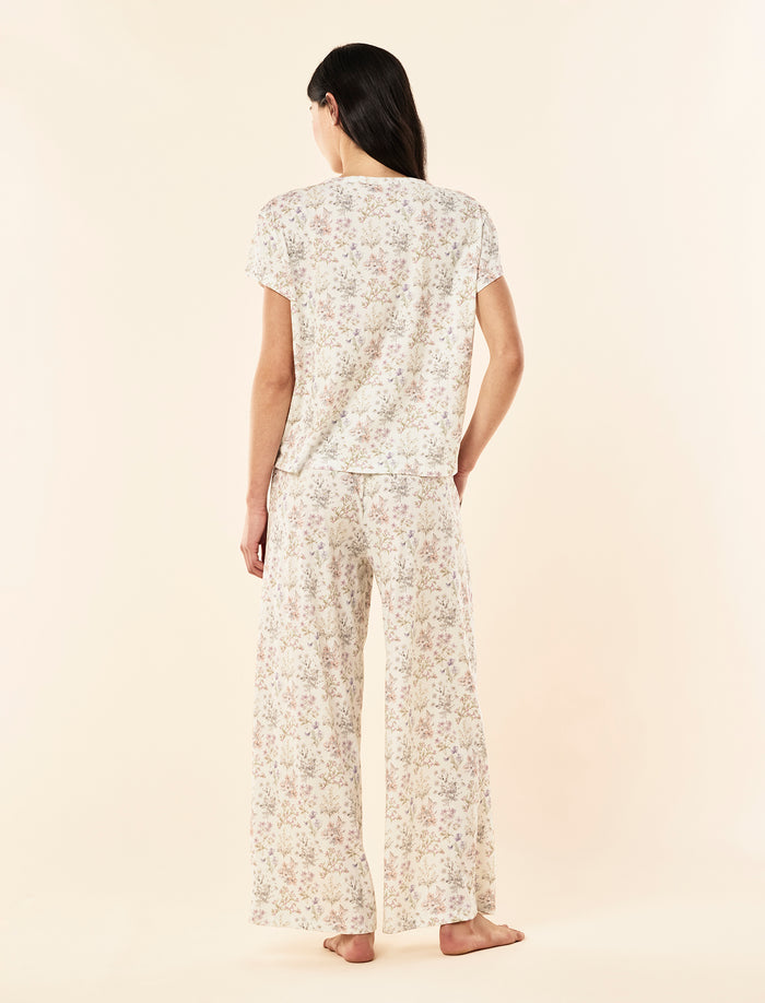 Floral Remedy Knit Boxy Tee