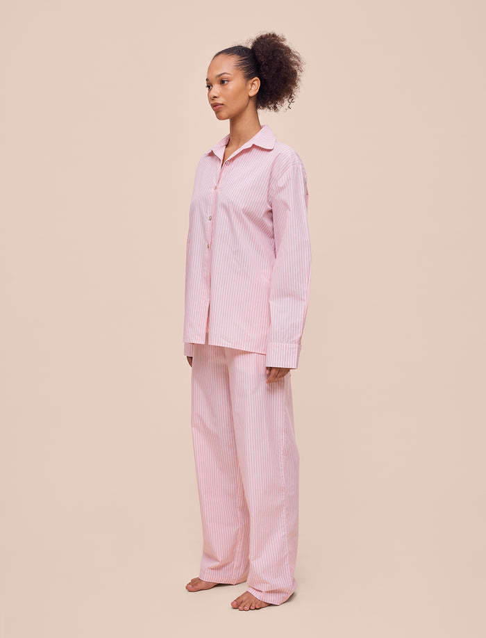 French Stripe Full Length PJ Set