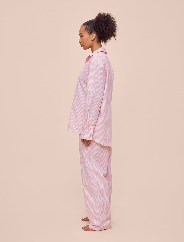 French Stripe Full Length PJ Set