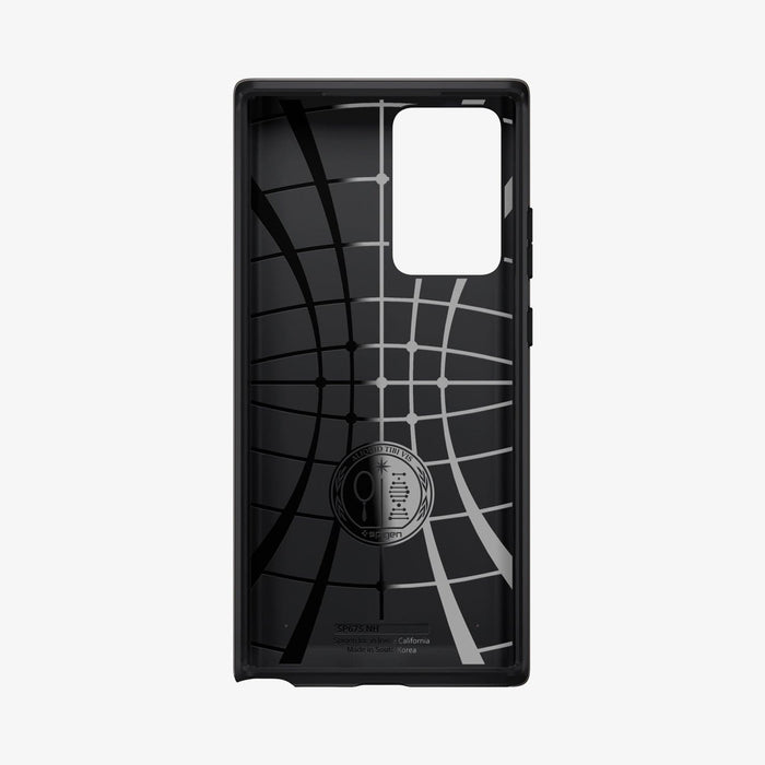 ACS01399 - Galaxy Note 20 Ultra Neo Hybrid Case in gunmetal showing the inside of case