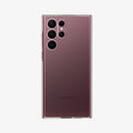 ACS03912 - Galaxy S22 Ultra 5G Case Liquid Crystal in crystal clear showing the back