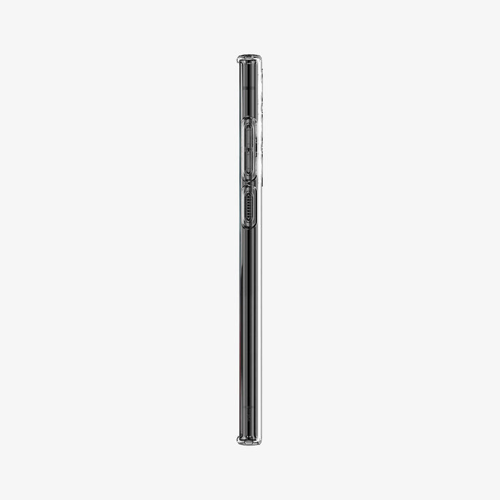 ACS03912 - Galaxy S22 Ultra 5G Case Liquid Crystal in crystal clear showing the side with volume controls