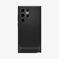 ACS05626 - Galaxy S23 Ultra Case Neo Hybrid in black showing the back