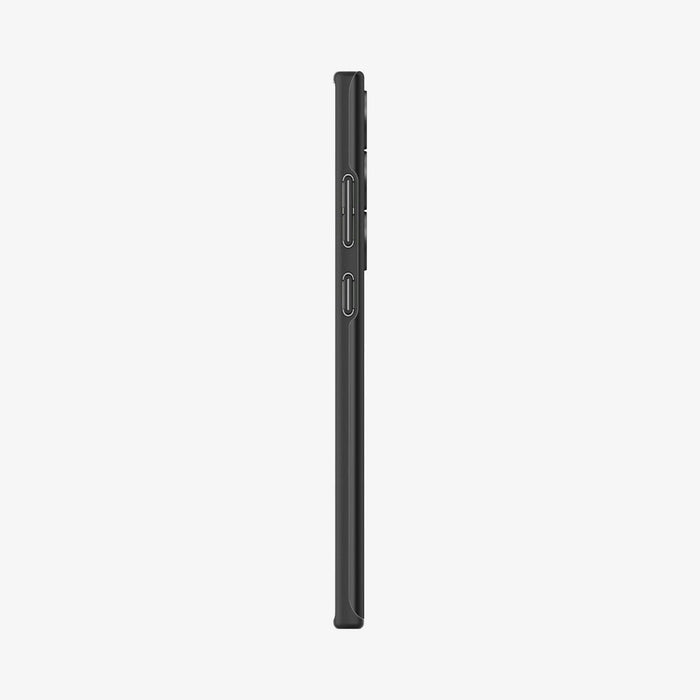 ACS05609 - Galaxy S23 Ultra Case Thin Fit in black showing the side with volume controls