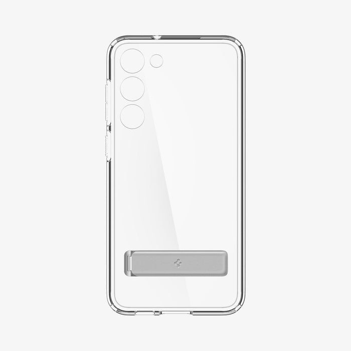 ACS05671 - Galaxy S23 Plus Case Ultra Hybrid S in crystal clear showing the back with no device inside