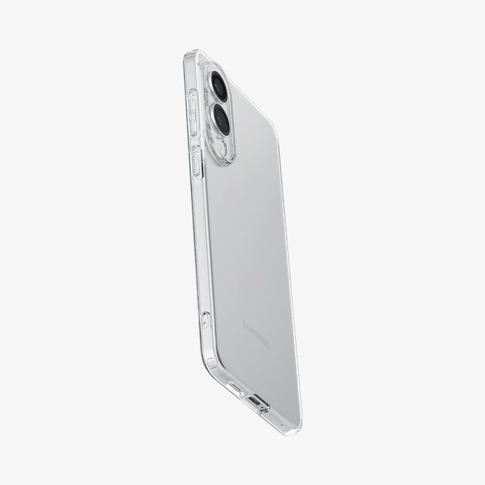ACS09425 - Galaxy S25 Edge Case Liquid Crystal in Crystal Clear showing the partial back, side and bottom