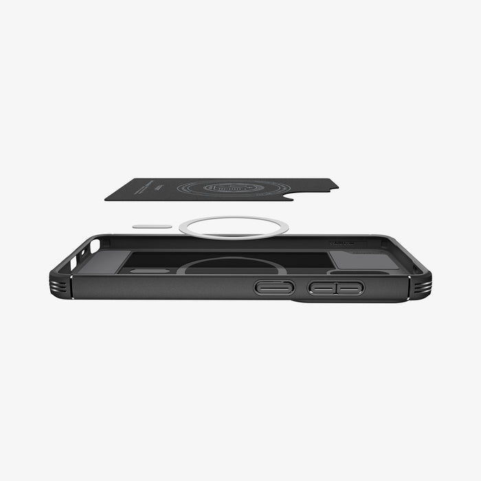 ACS10690 - Galaxy S26 Ultra Core Armor (Mag Fit) showing 3D view of case and phone, showing the impact foam technology in the case and magfit