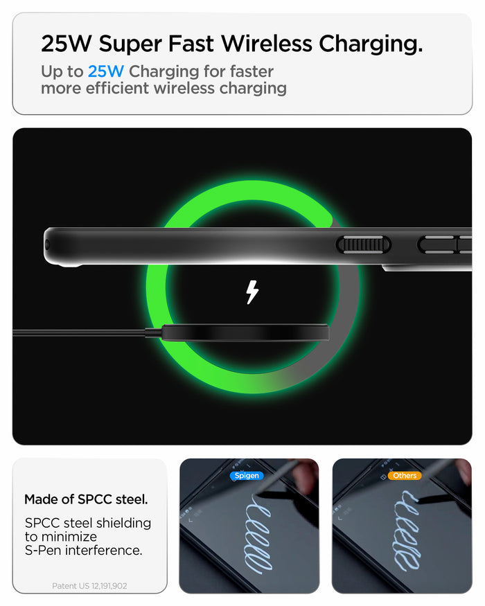 ACS10690 - Showing the 25W Super Fast Wireless charging. Up to 25W charging for faster more efficient wireless charging