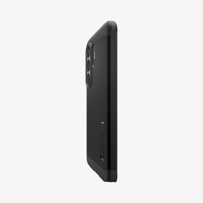 ACS11033 - Galaxy S26 Ultra Case Tough Armor (Mag Fit) Black showing the back and partial side