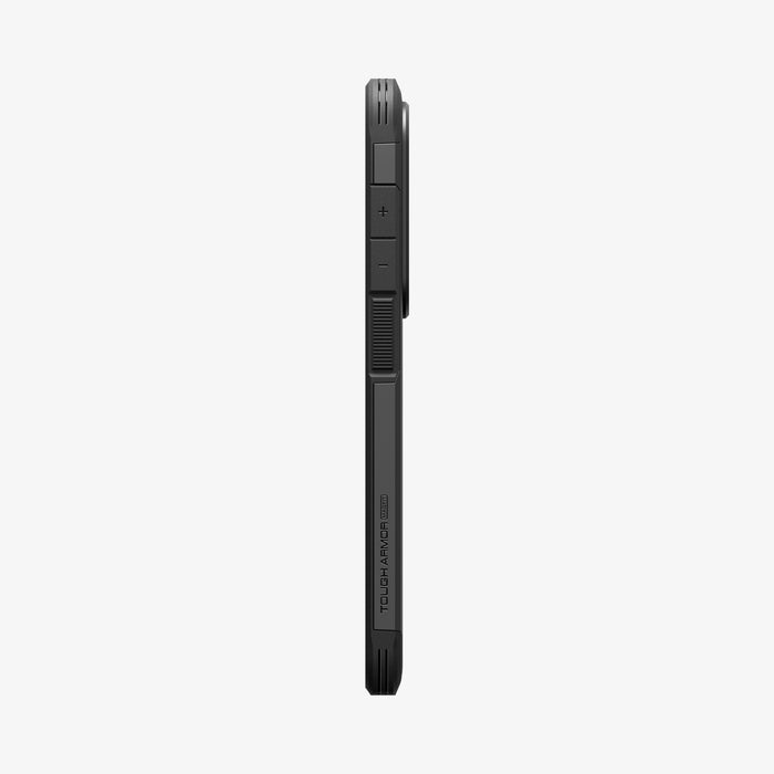 ACS11033 - Galaxy S26 Ultra Case Tough Armor (Mag Fit) Black showing the side