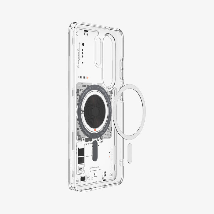 ACS10963 - Galaxy S26 Ultra Case Ultra Hybrid Neo One (Mag Fit) showing the back and partial side with mag fit technology