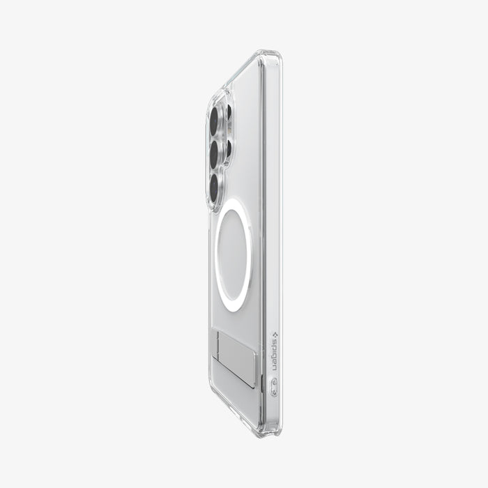 ACS11032 - Galaxy S26 Ultra Case - Ultra Hybrid S (Mag Fit) Clear White showing the back and partial side