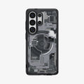 ACS10961 - Galaxy S26 Ultra Case Ultra Hybrid Zero One (Mag Fit) Black showing the back
