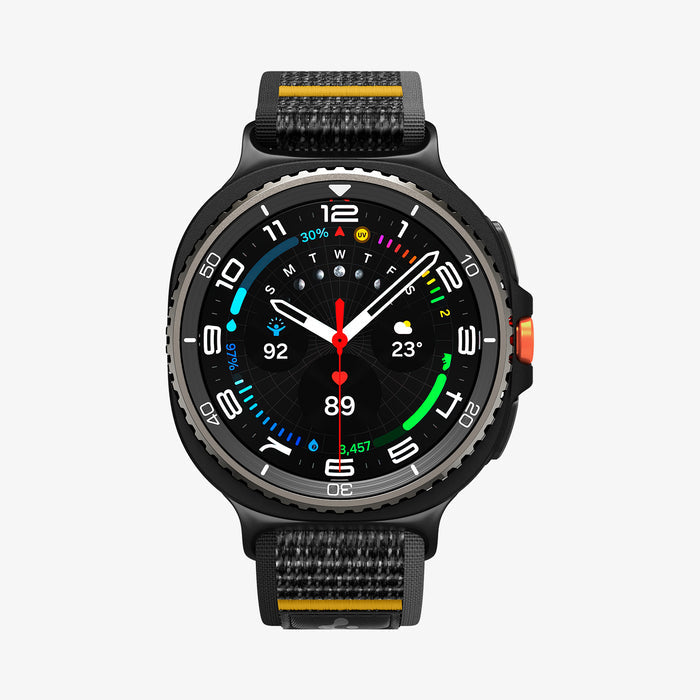AMP10111 - Galaxy Watch 9 Series - Athlex Air in Active Black showing the front