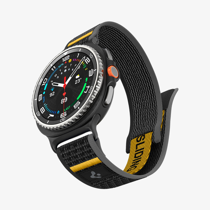 AMP10111 - SWi-9 Series - Athlex Air in Active Black showing the front and partial inside of band